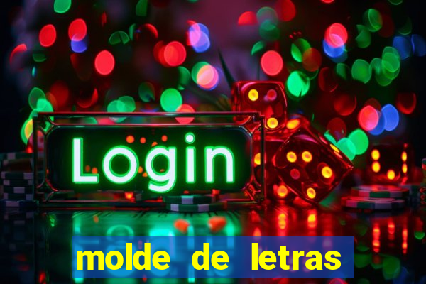 molde de letras feliz natal para imprimir